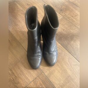 rag & bone Black Leather Ankle Booties